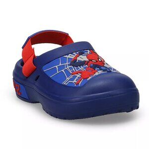 Toddler Boys Marvel Spider-Man Molded Strapped Clogs Size 5T (New)